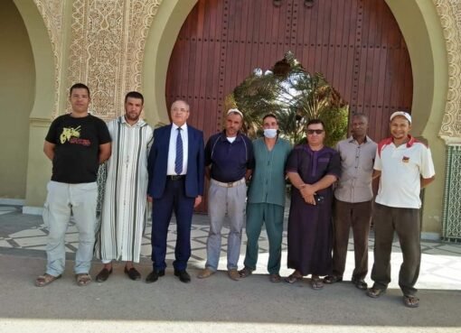 رئيس جهة درعة تافيلالت يتبرك بمولاي علي الشريف