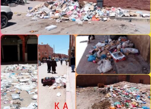 الأوساخ والأزبال تؤثت مدينة الورود ورئيس المجلس الجماعي خارج التغطية