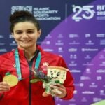 السباحة المغربية إيمان هدى البارودي تحرز على ذهبية بألعاب التضامن الإسلامي بالسعودية